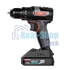 Дрель-шуруповерт аккумуляторная Deli DE-DZ20-1D2, 20В, 2 АКБ, Сумка