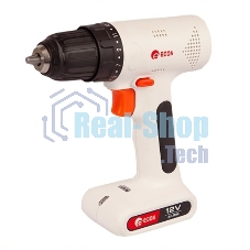 Дрель-шуруповерт Edon OAF12-MAD, 12 В, 1,5 Ач, 18 Нм, щеточный