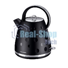 Чайник электрический Maunfeld MFK-647BK черный с хромированными элементами