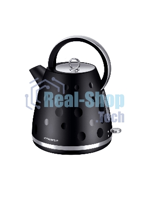 Чайник электрический Maunfeld MFK-647BK черный с хромированными элементами