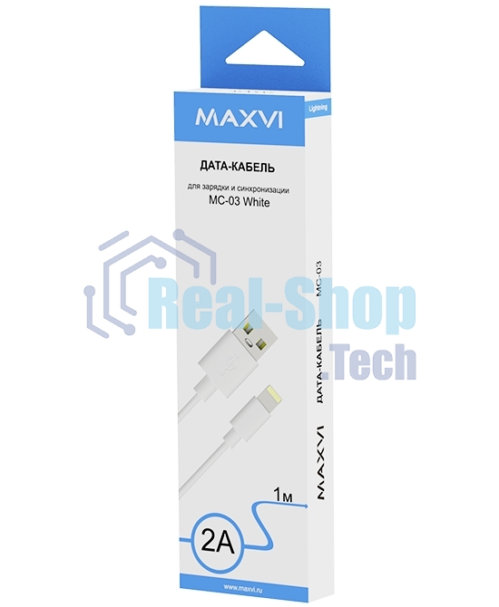 Кабель Maxvi MC-03 белый