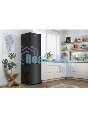 Холодильник Gorenje NRK6202EBXL4 черный матовый двухкамерный 235/96л морозилка снизу, No Frost