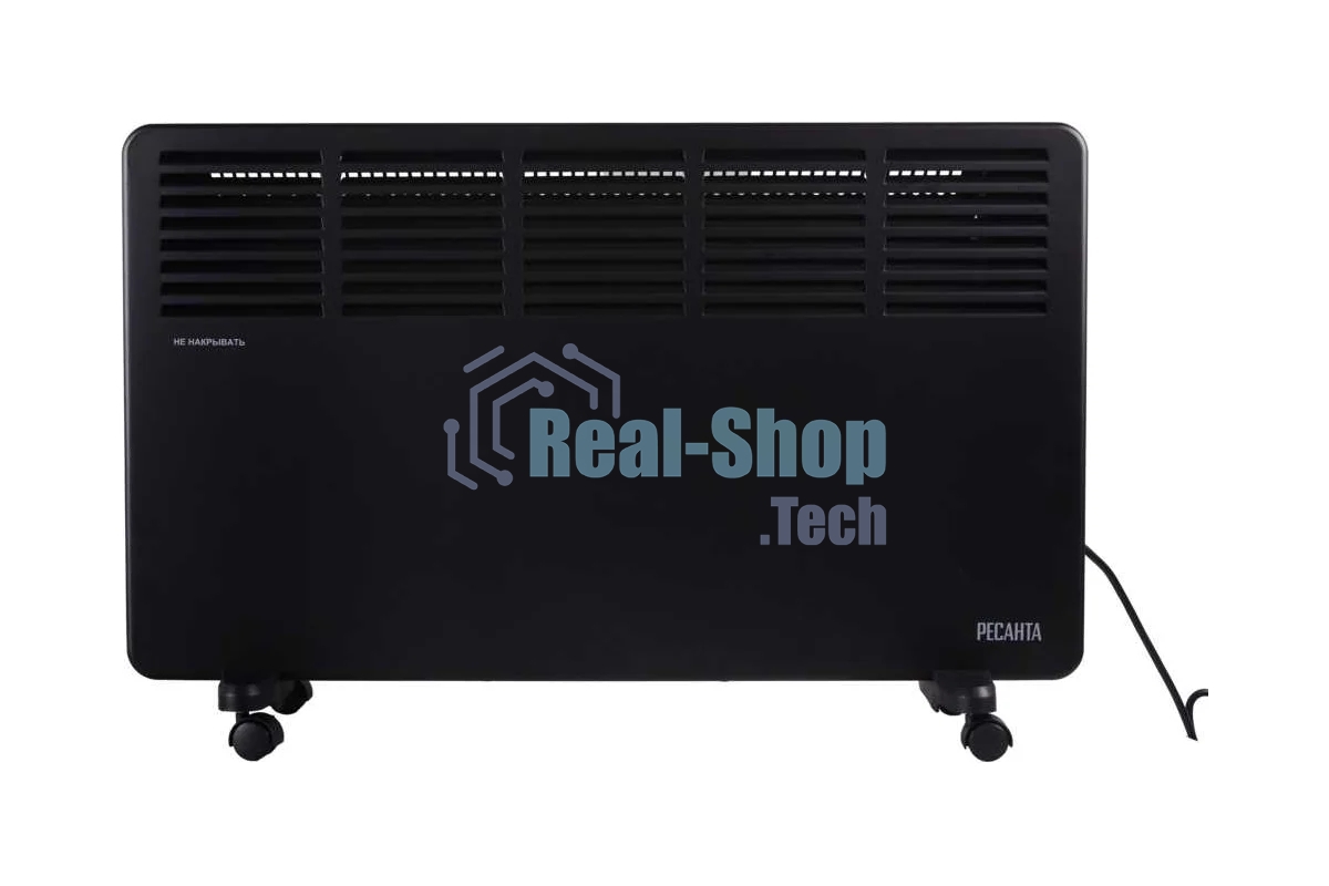 Конвектор Ресанта ОК-2000Ч, черный, 2000 Вт, 25 м2, термостат 67/4/37