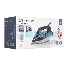 Утюг Galaxy Line GL 6143 синий, 3400 Вт, 80 г/мин, 240 г/мин, 300 мл