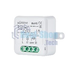 Модуль реле HOMMYN zigbee 1 канал (без нейтрали) RLZBNN01