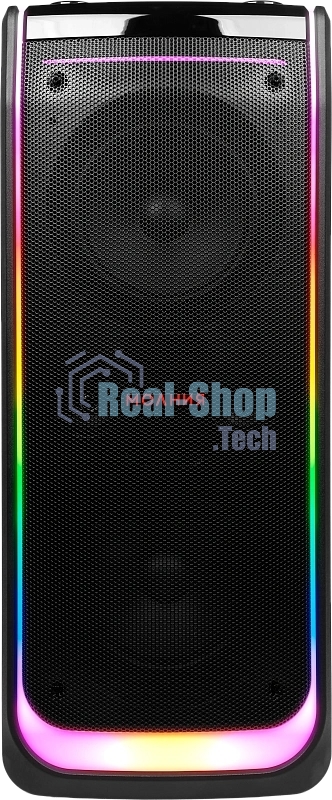 Колонка портативная Ural Молния 10000 черный 1000W 1.1 BT/3.5Jack/USB-C 20м 8000mAh (УРАЛ МОЛНИЯ 10000)