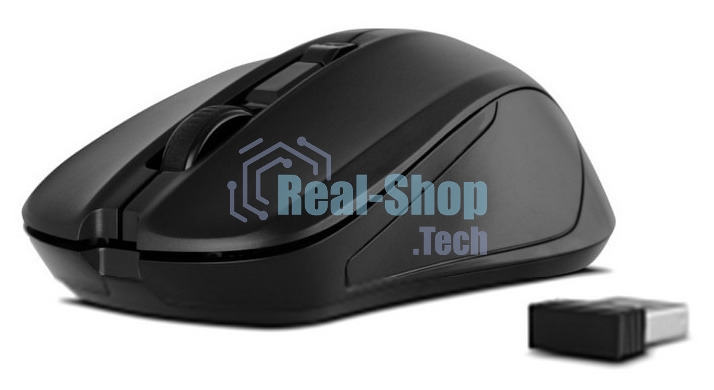 Мышь беспроводная SVEN RX-270W черный, 1600 dpi, радиоканал, USB, кнопки - 4