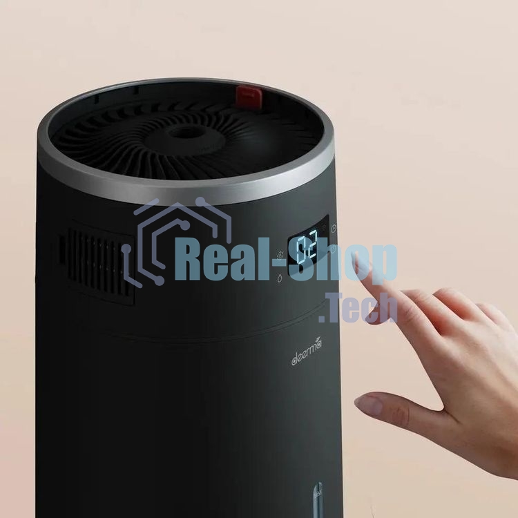 Увлажнитель воздуха Deerma DEM-F950W черный, 50 м², 8 л, ультразвуковой, гигростат, управление со смартфона, антибактериальное покрытие