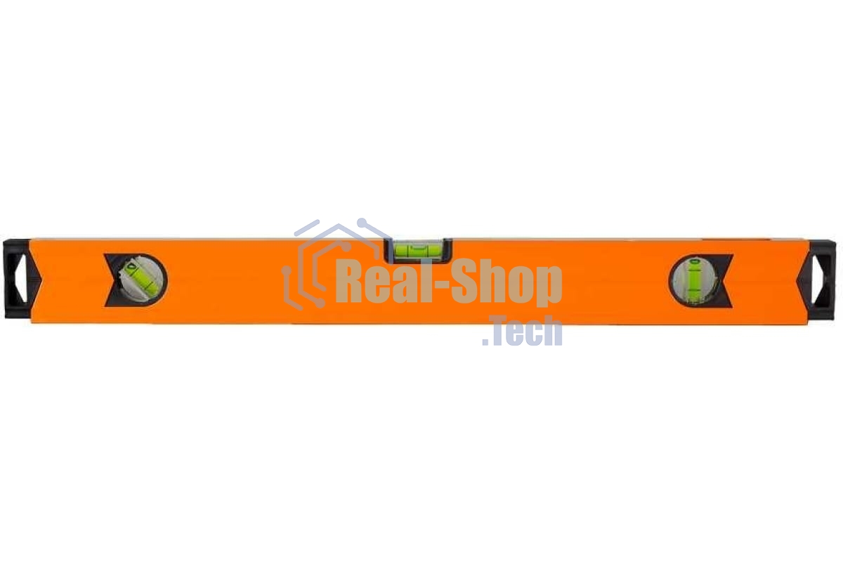 Уровень алюминиевый Вихрь Магнитный 600 мм, фрезерованный, 3 глазка /1 зеркальный/ 73/11/4/18