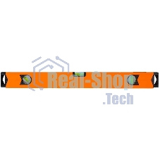 Уровень алюминиевый Вихрь Магнитный 600 мм, фрезерованный, 3 глазка /1 зеркальный/ 73/11/4/18