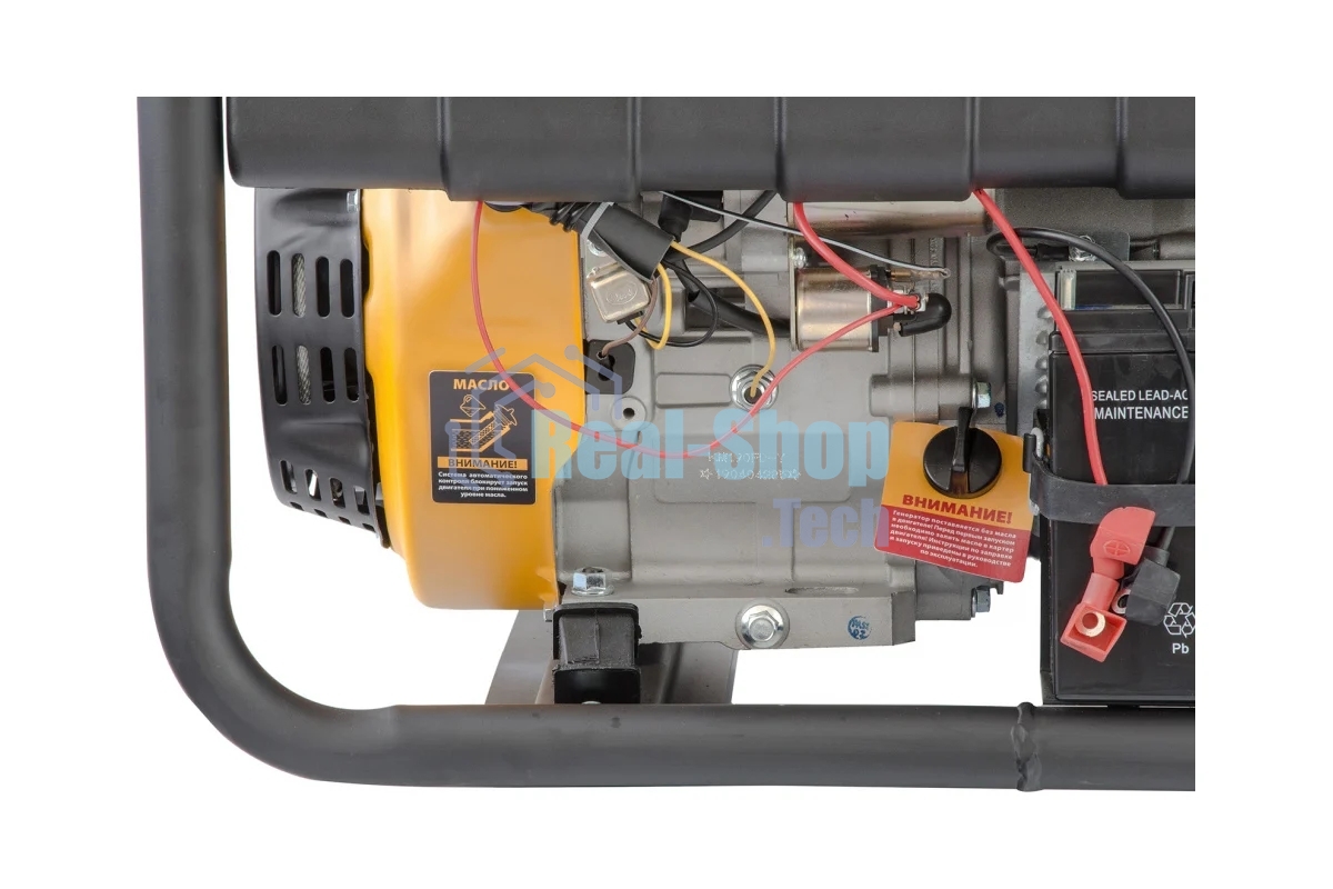 Электрогенератор бензиновый Denzel PS-55EA, 5.5 кВт, 85 дБ, 86 кг