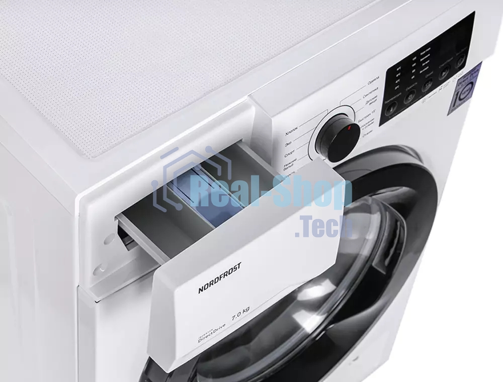 Стиральная машина Nordfrost i-DDQ4 7120 W белый, загрузка фронтальная 7 кг, 1200 об/мин, класс A+++
