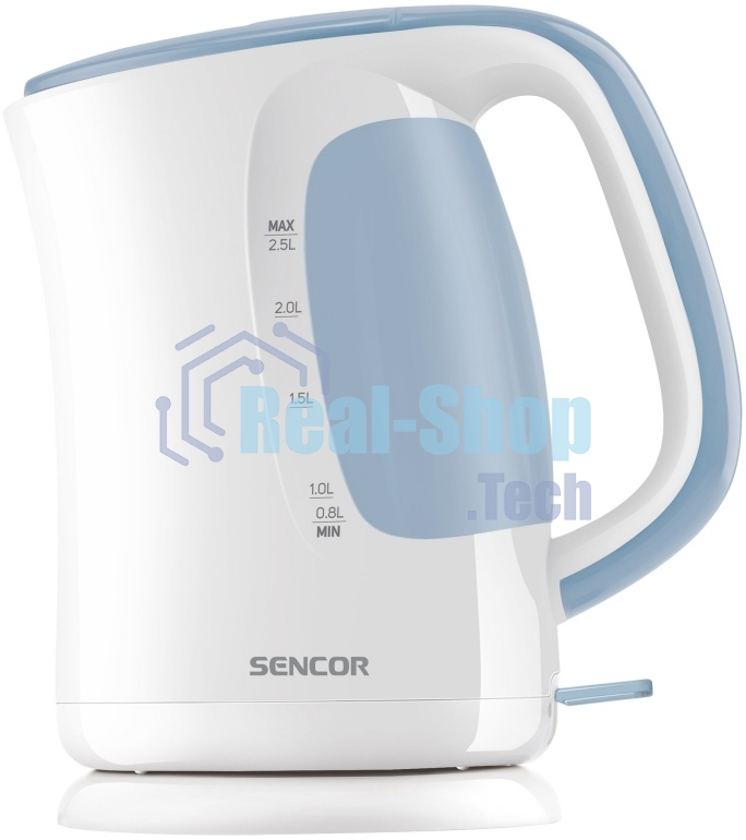 Чайник электрический Sencor SWK 2510WH пластик, 2,5 л, 2200 Вт, белый