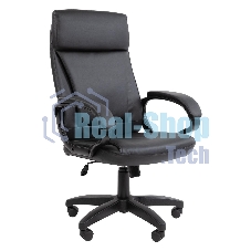 Кресло Chairman 794 LT черный, экокожа, 120 кг
