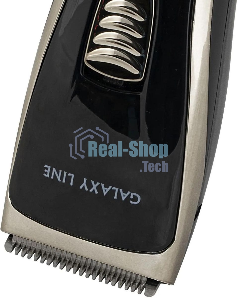 Набор для стрижки Galaxy Line GL 4165, черный, 3 Вт, время непрерывной работы до 1,5 ч, время зарядки около 2 часов, аккум. Li-Ion 3,7 В, емкость аккум. 600 мА*ч, лезвия из нержав. стали, ширина лезвия 40 мм, 2 насадки-расчески (3 и 6 мм, 9 и 12 мм), USB 