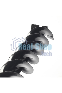 Шнек двухзаходный D 100B для грунта к бензобуру со сменными ножами, диаметр 100мм длина 800мм