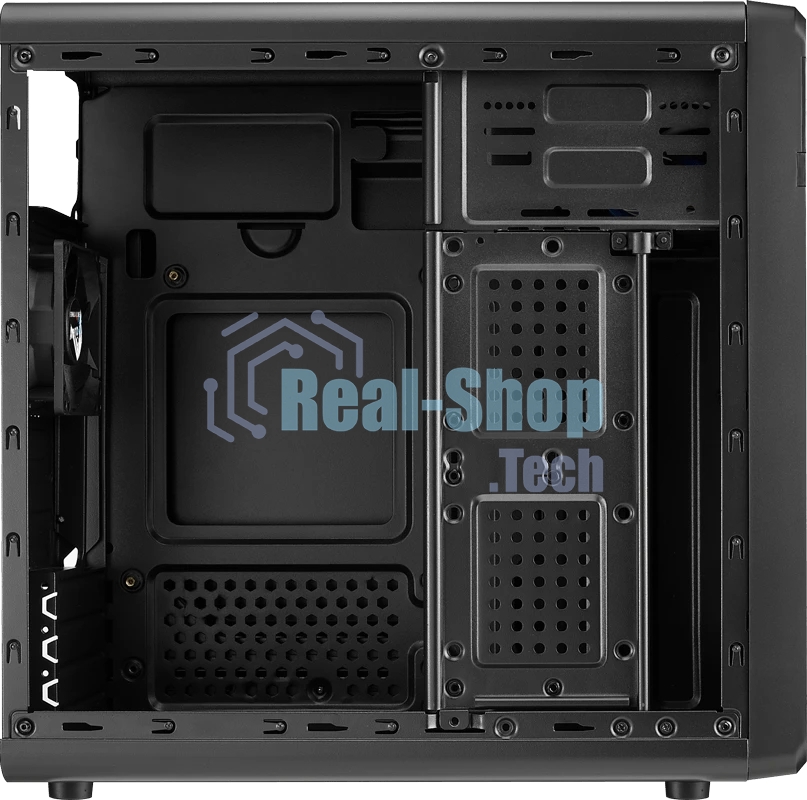 Компьютерный корпус Aerocool/Formula Qs-180 черный без БП mATX 1x80мм 2xUSB 2.0 1xUSB 3.0 audio