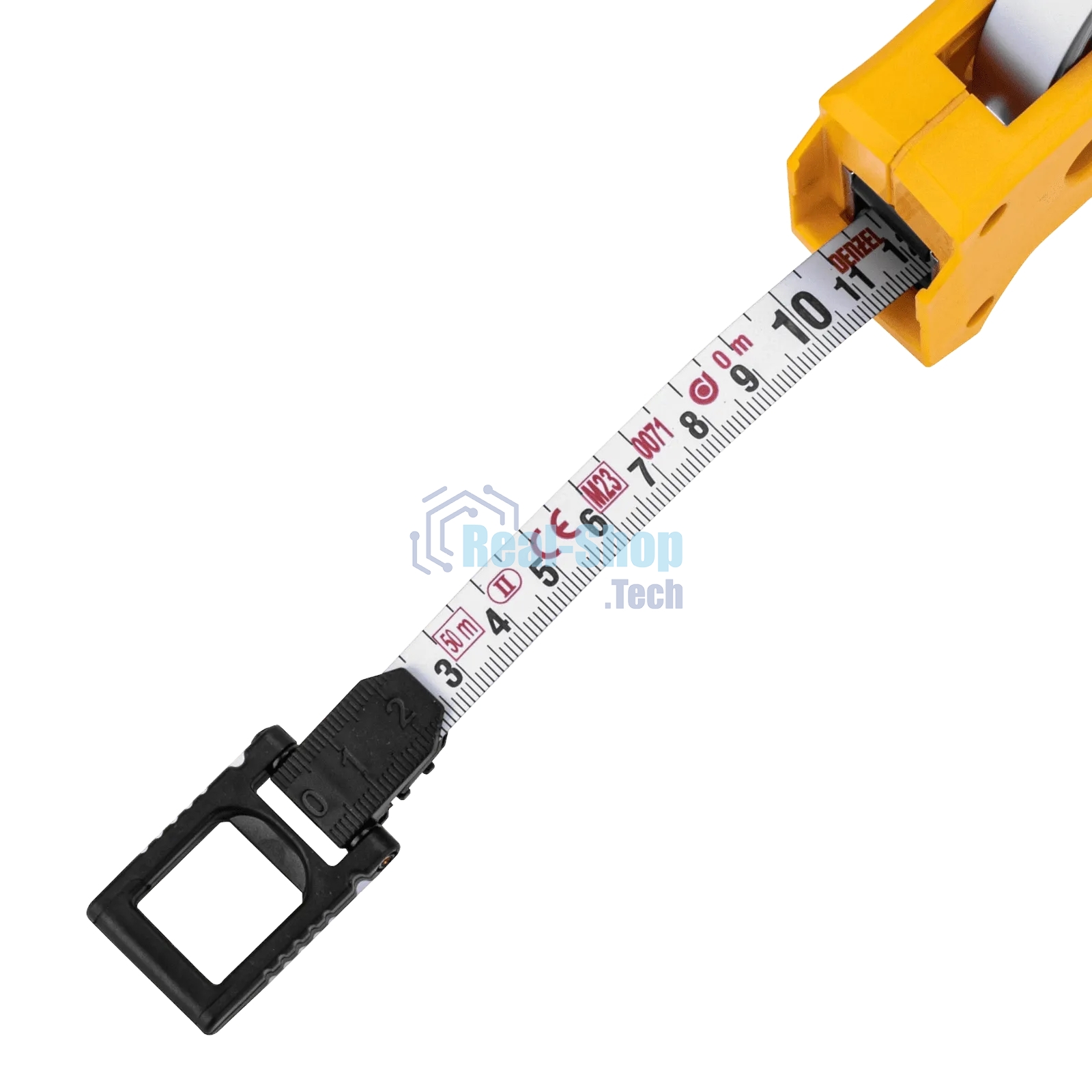 Рулетка геодезическая Denzel 50 м х 13 мм, открытый корпус, металлическая лента