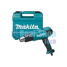 Фен Makita HG 6031 VK 1800Вт 250-500л/мин с регулировкой, с насадками, кейс