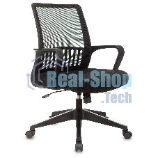 Кресло Бюрократ MC-201/TW-11 черный, сетка, 120 кг, механизм качания