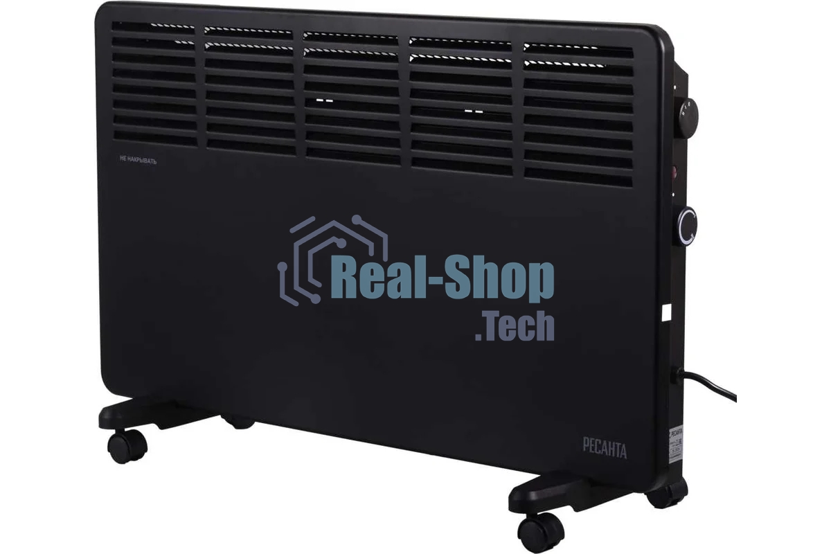 Конвектор Ресанта ОК-2000Ч, черный, 2000 Вт, 25 м2, термостат 67/4/37