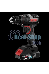 Дрель-шуруповерт аккумуляторная Deli DE-DZ20-1D2, 20В, 2 АКБ, Сумка