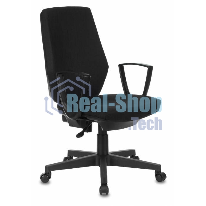 Кресло компьютерное Бюрократ CH-545 черный 38-418, крестовина пластик