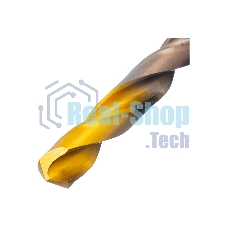 Набор сверл по металлу Denzel 1-10 мм, Р6М5К8-TiN, Golden Tip, 19 шт 723008