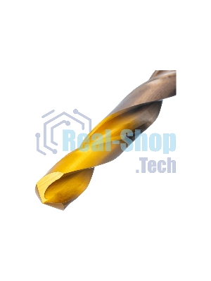 Набор сверл по металлу Denzel 1-10 мм, Р6М5К8-TiN, Golden Tip, 19 шт