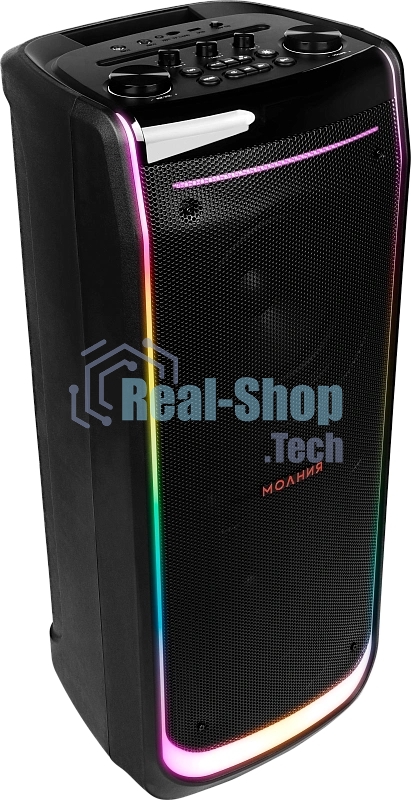 Колонка портативная Ural Молния 10000 черный 1000W 1.1 BT/3.5Jack/USB-C 20м 8000mAh (УРАЛ МОЛНИЯ 10000)