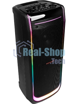 Колонка портативная Ural Молния 10000 черный 1000W 1.1 BT/3.5Jack/USB-C 20м 8000mAh