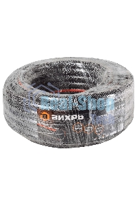 Шланг поливочный ПВХ усиленный премиум пищевой трехслойн. армир. 3/4 25м черный/красный Вихрь 73/7/2/7