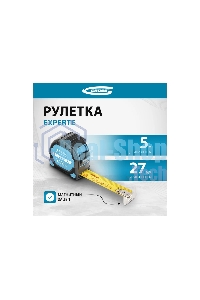 Рулетка Gross Experte, 5 м x 27 мм, двухкомпон. корпус, магнит, двухстор. разметка, нейлон