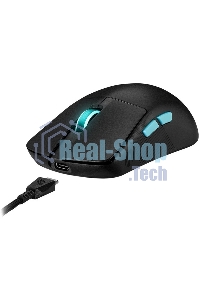 Мышь беспроводная/проводная ASUS ROG Harpe Ace Aim Lab Edition черный, 36000 dpi, радиоканал, Bluetooth, USB, кнопки - 5