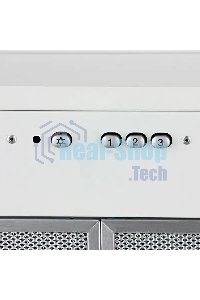 Вытяжка встраиваемая Elikor Flat 72П-650-К3Д белый, 72 см, 650 куб. м/ч, 56 дБ