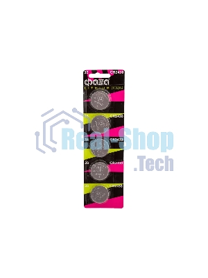 Элемент питания литиевый CR2430 3В BL-5 (блист.5шт) ФАZА 5027978