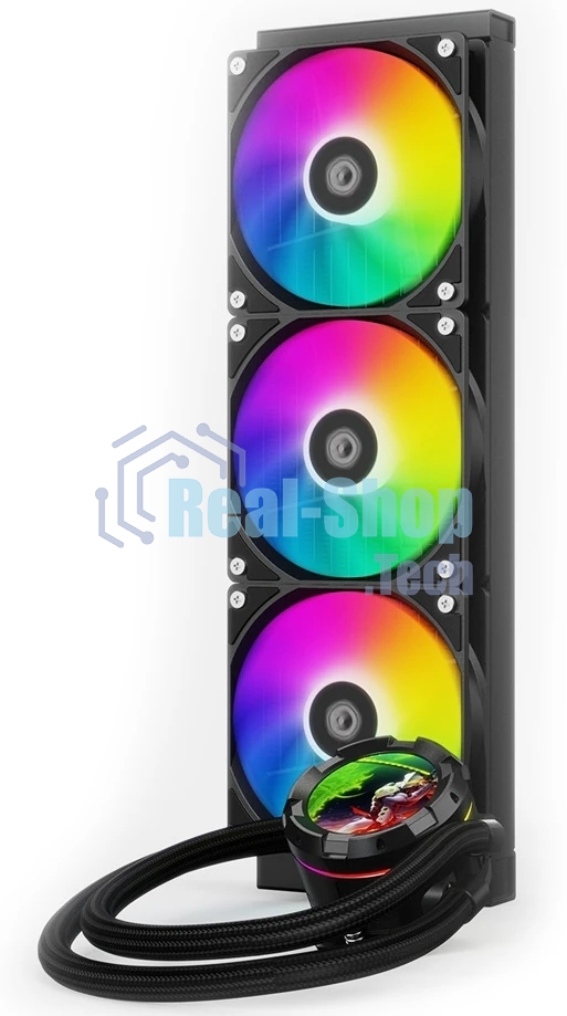 Система жидкостного охлаждения для процессора ID-COOLING SL360 XE черный 120мм алюминий+медь 1800rpm 30db 4-pin 350W