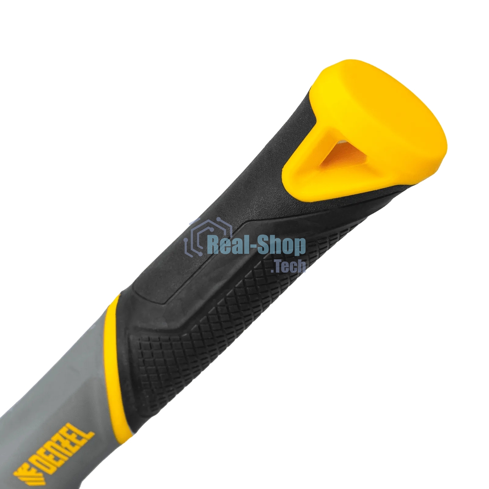 Кувалда с клиновидным бойком Denzel 1,35 кг, фибергласовая рукоятка c TPR