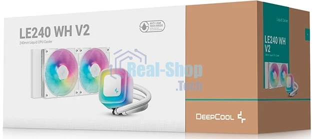 Система жидкостного охлаждения DeepСool LE240 V2 WH (R-LE240-WHAMMN-G-2)