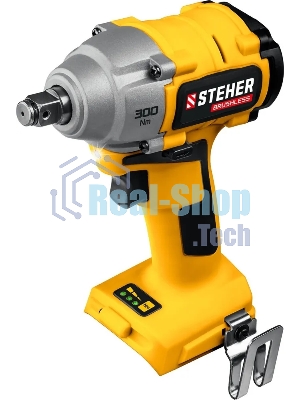 Гайковерт бесщеточный STEHER 20В, без АКБ, в коробке. CWB-300