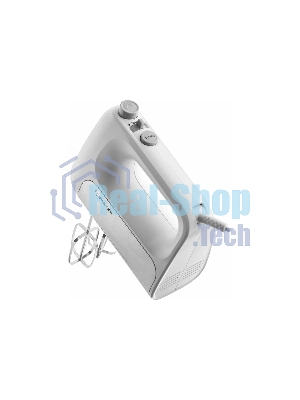Миксер BRAYER BR1303, 500 Вт, корп.из нерж.стали, 5 режимов, 2 крюка, 2 венчика