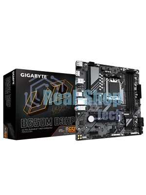 Материнская плата Gigabyte B650M D3HP, AM5, AMD B650, 4xDDR5, 4xSATA, 2xM.2, 1xPCI-E 4.0 x16, 1xPCI-E x1, 1xHDMI, 2xDP, 1x 2.5Gb LAN, 3xUSB-A 3.2 Gen 1, 2xUSB-A 2.0, 1xUSB-C 3.2 Gen 1, 3x3.5 мм, 7.1, Micro-ATX
