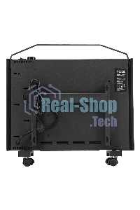 Конвектор Denzel XCE-1000B черный, 1000 Вт, 15 м2, термостат