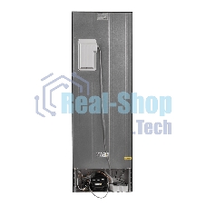 Холодильник Maunfeld MFF185NFSB10 черная нержавеющая сталь двухкамерный инвертор 240/100л морозилка снизу, No Frost