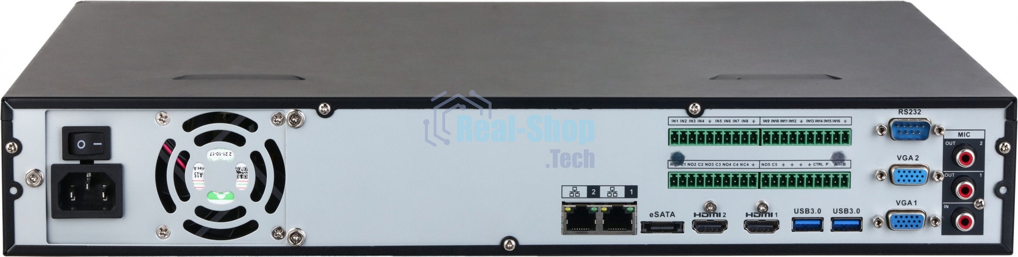 Видеорегистратор Dahua DHI-NVR5432-EI, 16/32/64 Channel 1.5U 4HDDs 4K & H.265 Pro Network Video Recorder