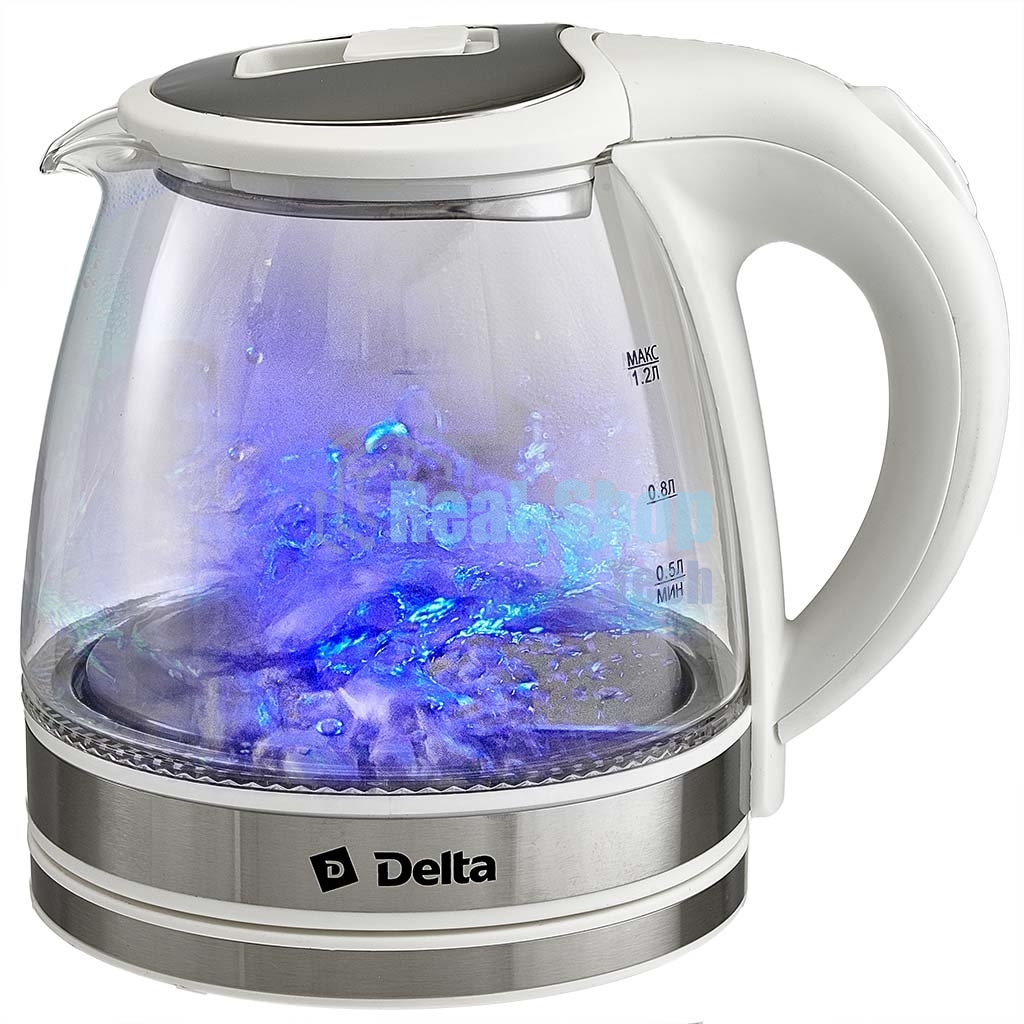 Чайник электрический DELTA DL-1121 белый