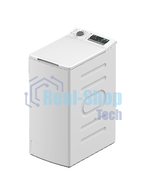 Стиральная машина KORTING KWMT 1488 I белый, загрузка вертикальная 8 кг, 1300 об/мин, класс: А+++