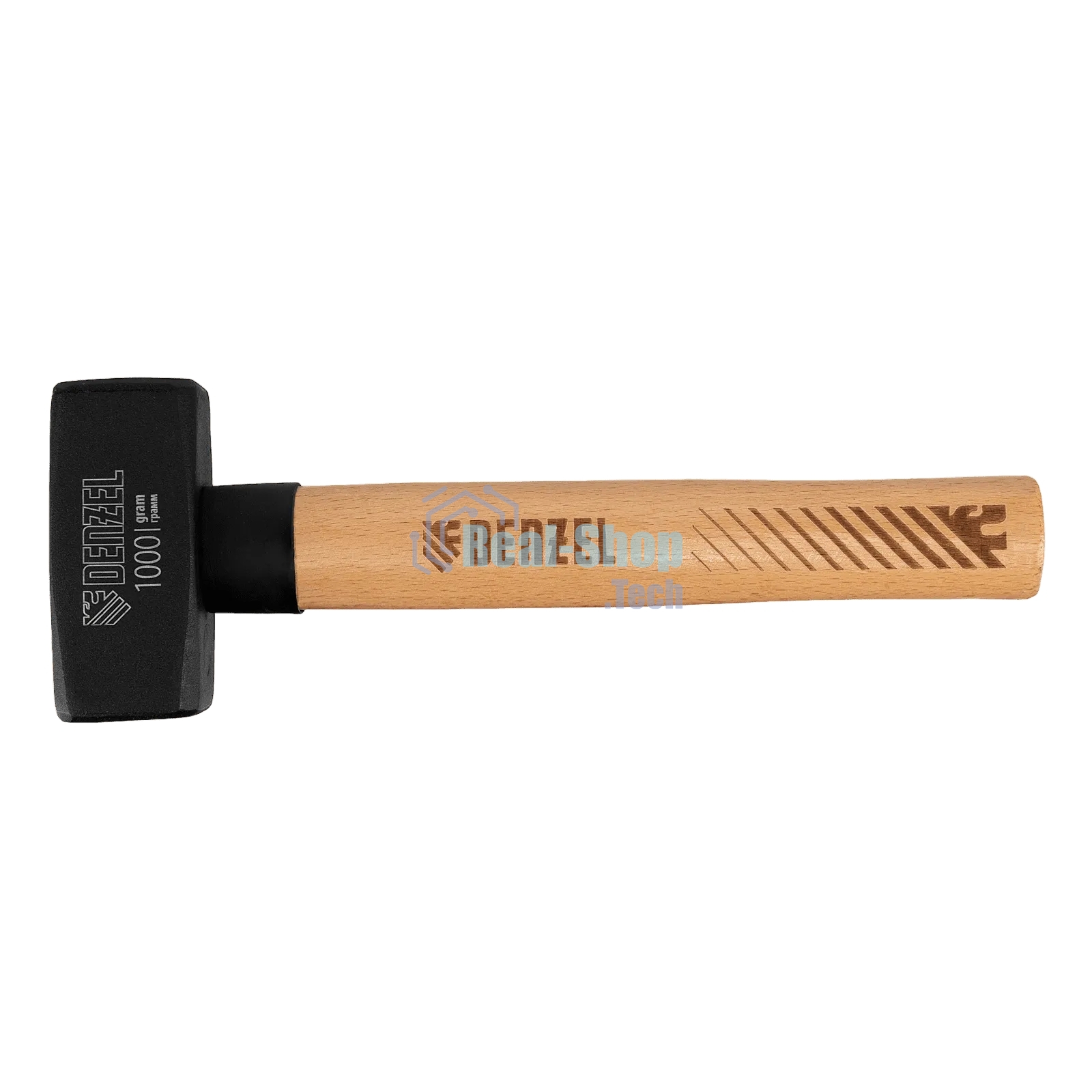 Кувалда Denzel 1000 г, кованая головка, буковая рукоятка
