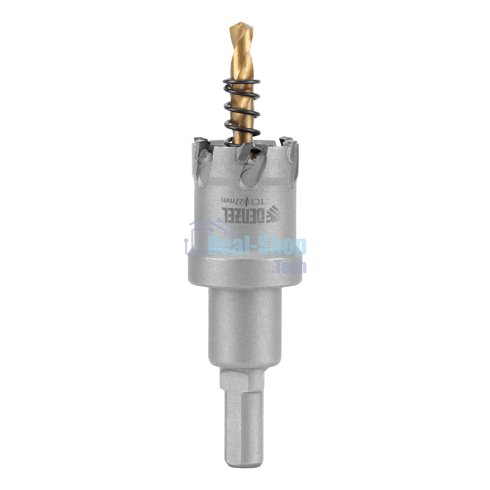 Коронка по металлу Denzel твердосплавная, 27 мм