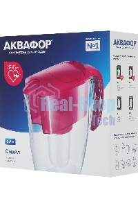 Кувшин Аквафор Смайл Р152А5F цикламен